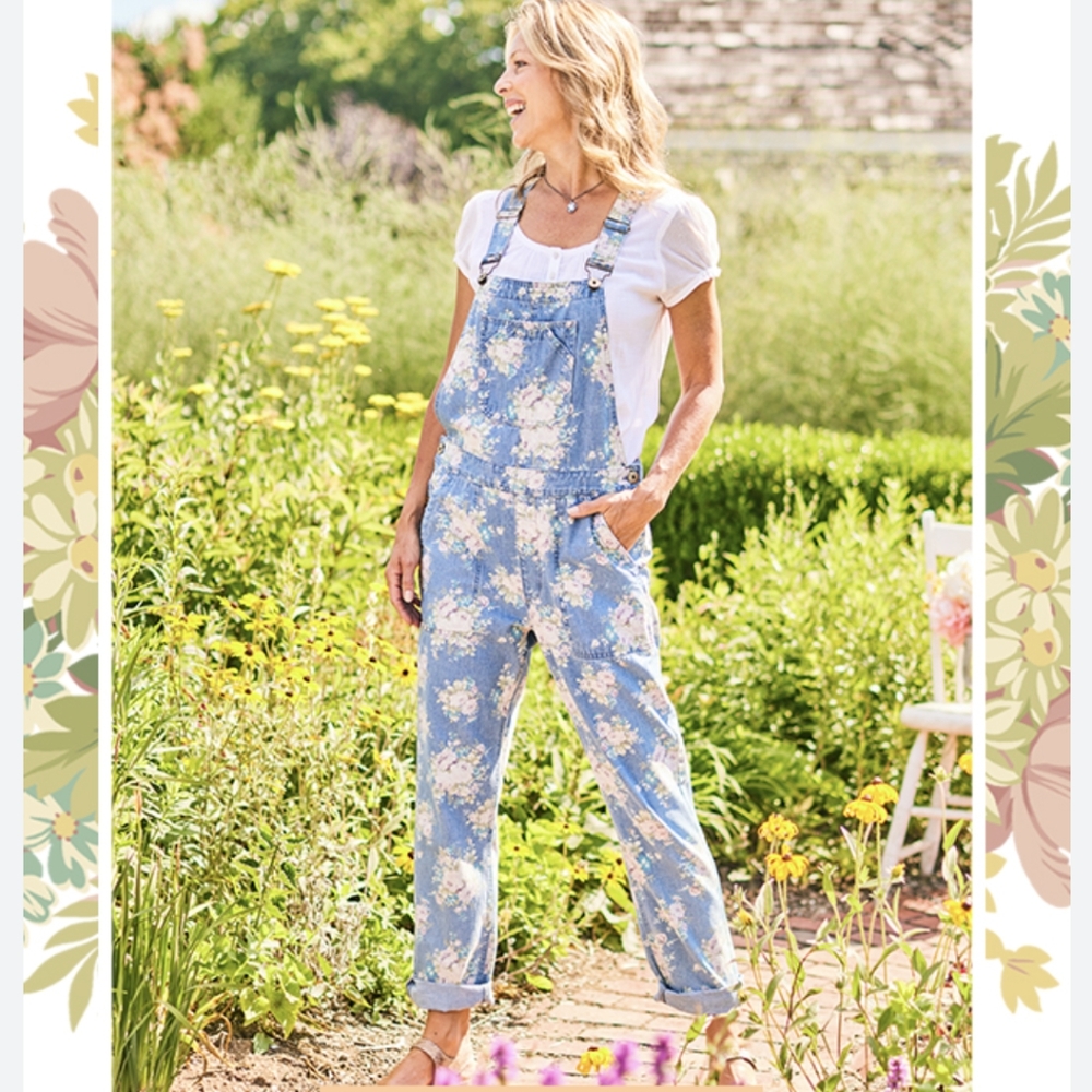 NEW April Cornell Greta Garden Overalls, size Small